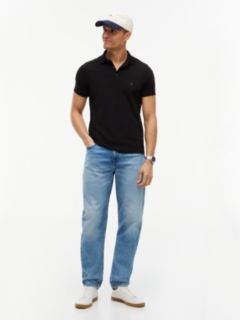 1985 Slim Fit Pique Polo Shirt — Black 2