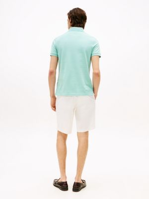 polo 1985 collection de corte slim azul de hombres tommy hilfiger