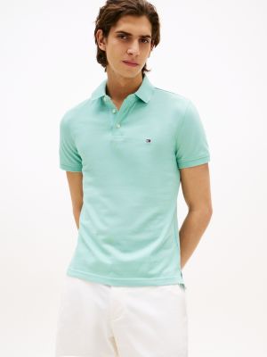 polo ajusté 1985 collection blue pour hommes tommy hilfiger