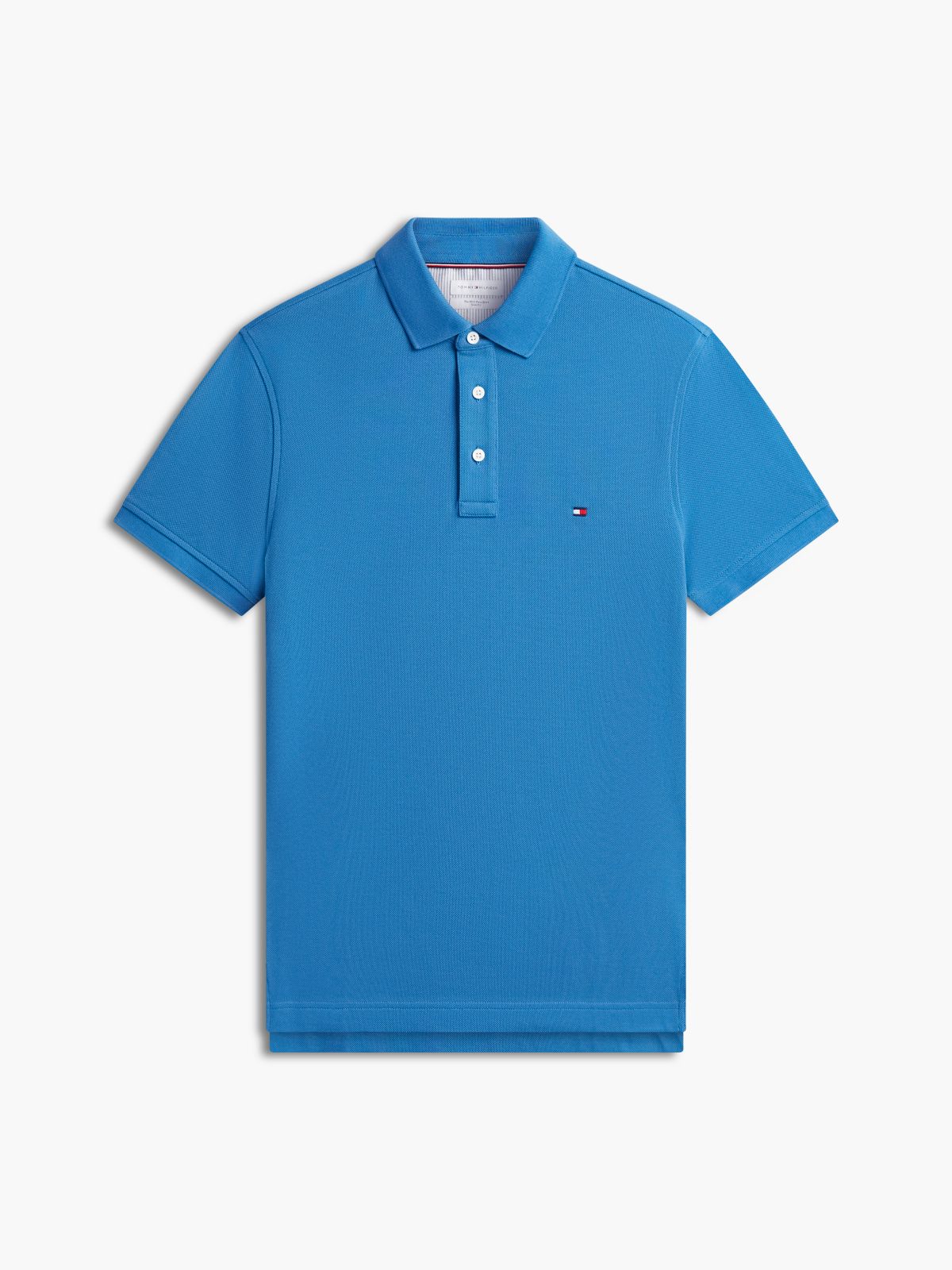 1985 Slim Fit Pique Polo Shirt — Blue