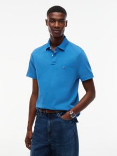 1985 Slim Fit Pique Polo Shirt — Blue 1