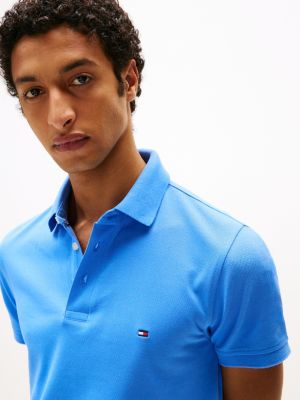 blue 1985 collection slim fit polo shirt for men tommy hilfiger