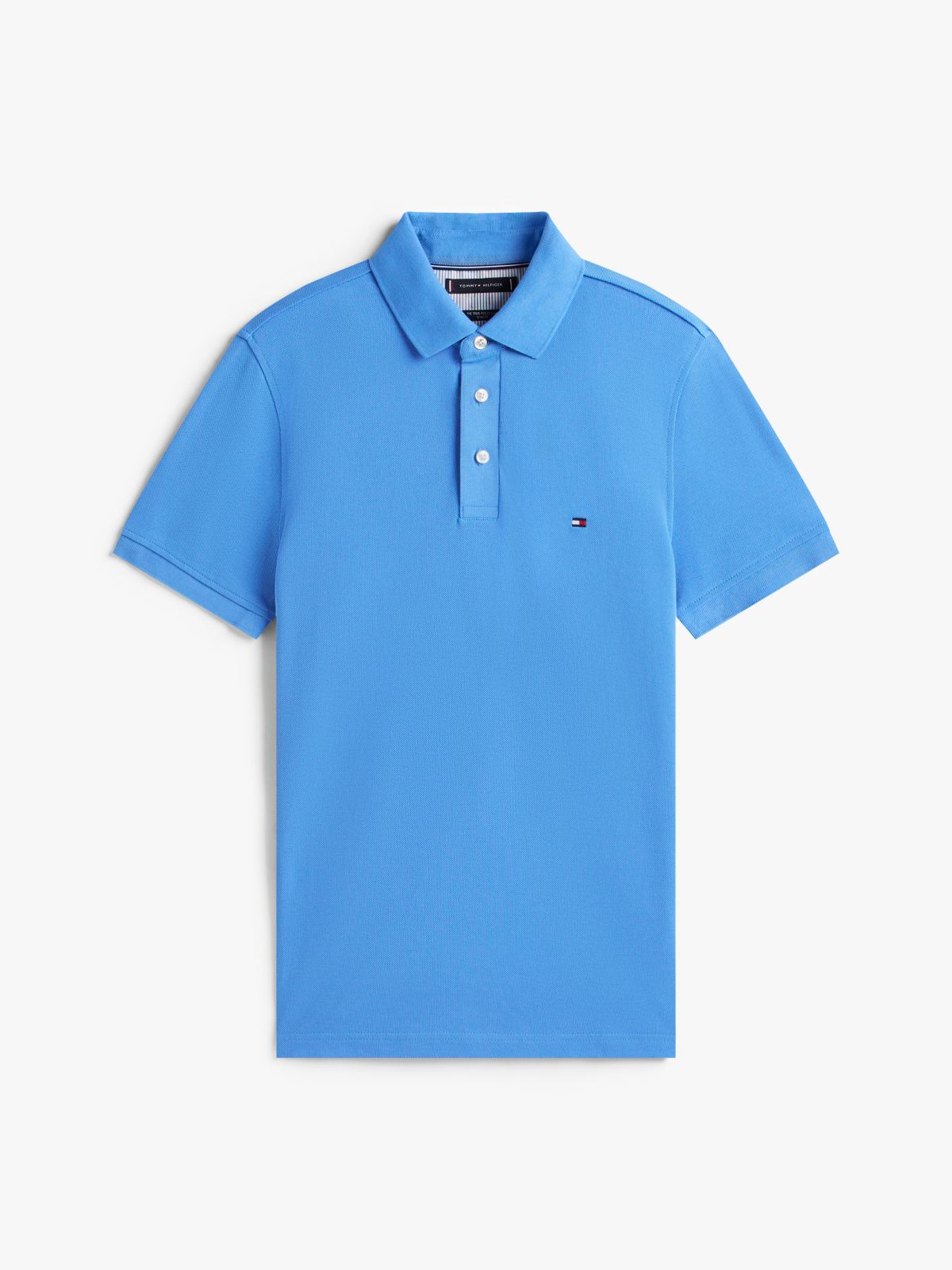 1985 Slim Fit Pique Polo Shirt — Blue