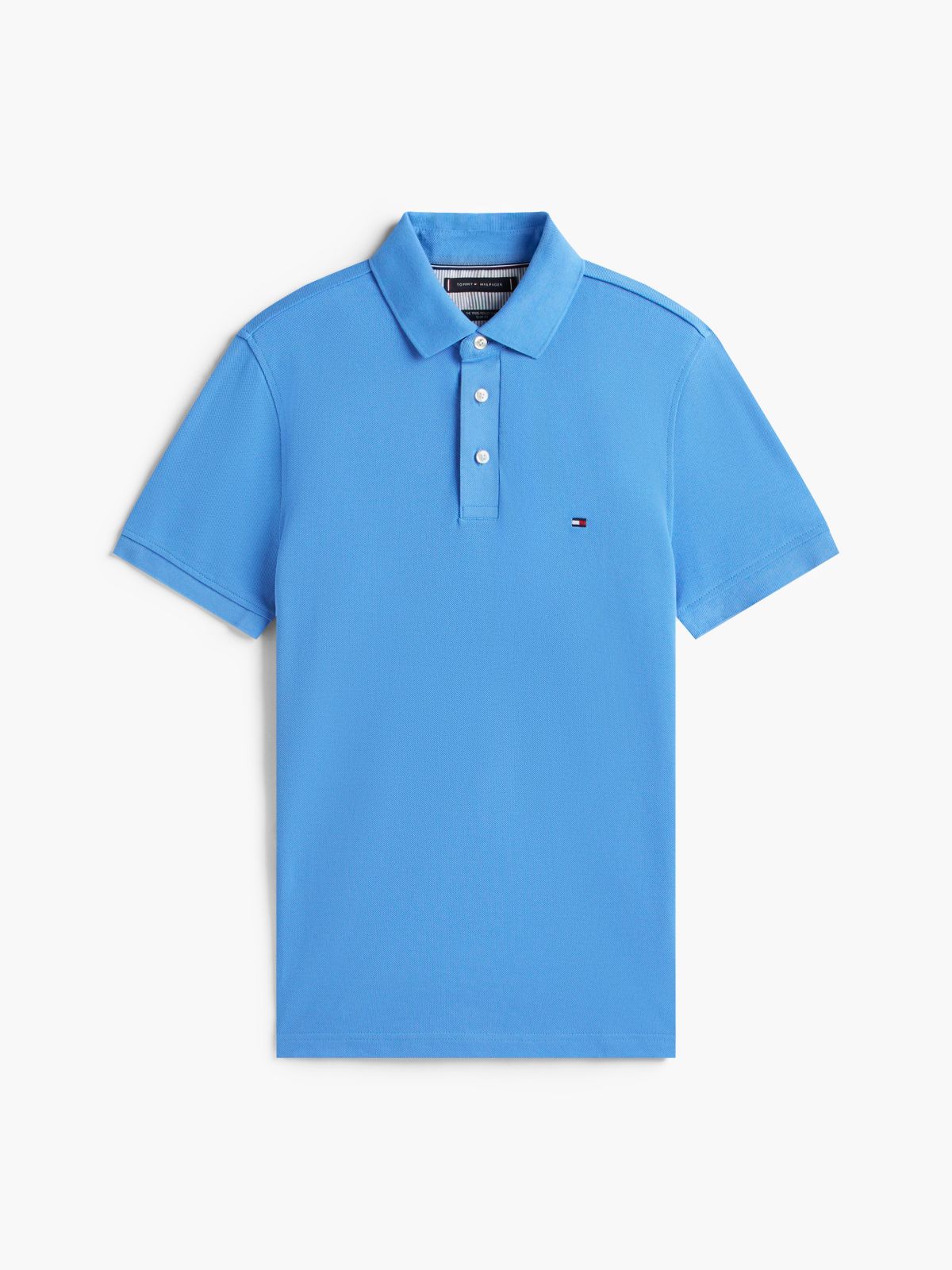 1985 Slim Fit Pique Polo Shirt — Blue