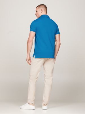 blue 1985 collection slim polo shirt for men tommy hilfiger