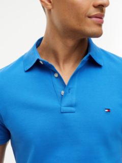 1985 Slim Fit Pique Polo Shirt — Blue 3