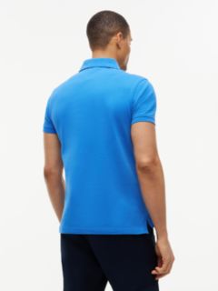 1985 Slim Fit Pique Polo Shirt — Blue 4