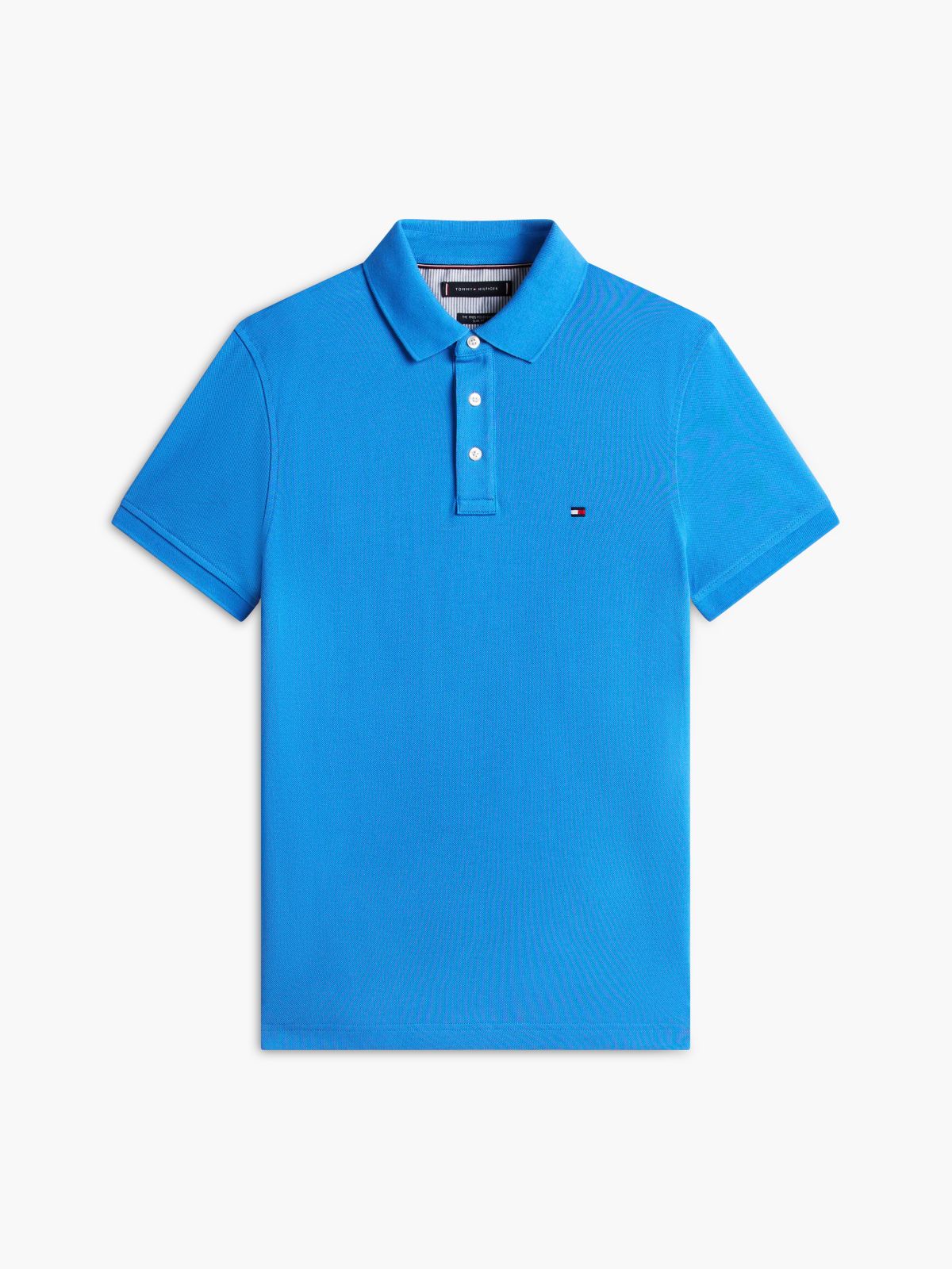 1985 Slim Fit Pique Polo Shirt — Blue