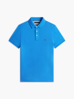 1985 Slim Fit Pique Polo Shirt — Blue 5