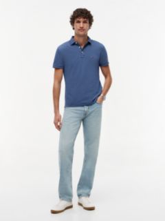 1985 Slim Fit Pique Polo Shirt — Blue 2