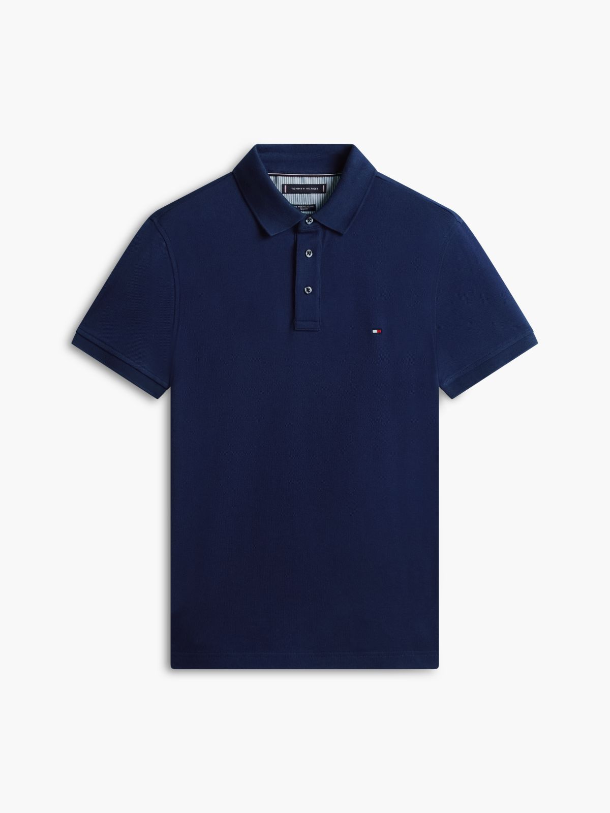 1985 Slim Fit Pique Polo Shirt — Blue