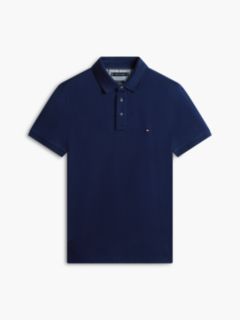 1985 Slim Fit Pique Polo Shirt — Blue 5