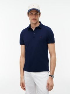 1985 Slim Fit Pique Polo Shirt — Blue 1