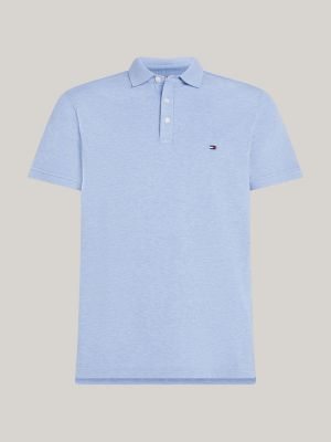 polo de corte slim 1985 collection azul de hombres tommy hilfiger