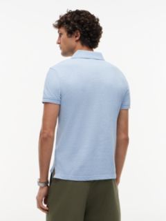 1985 Slim Fit Pique Polo Shirt — Blue 4