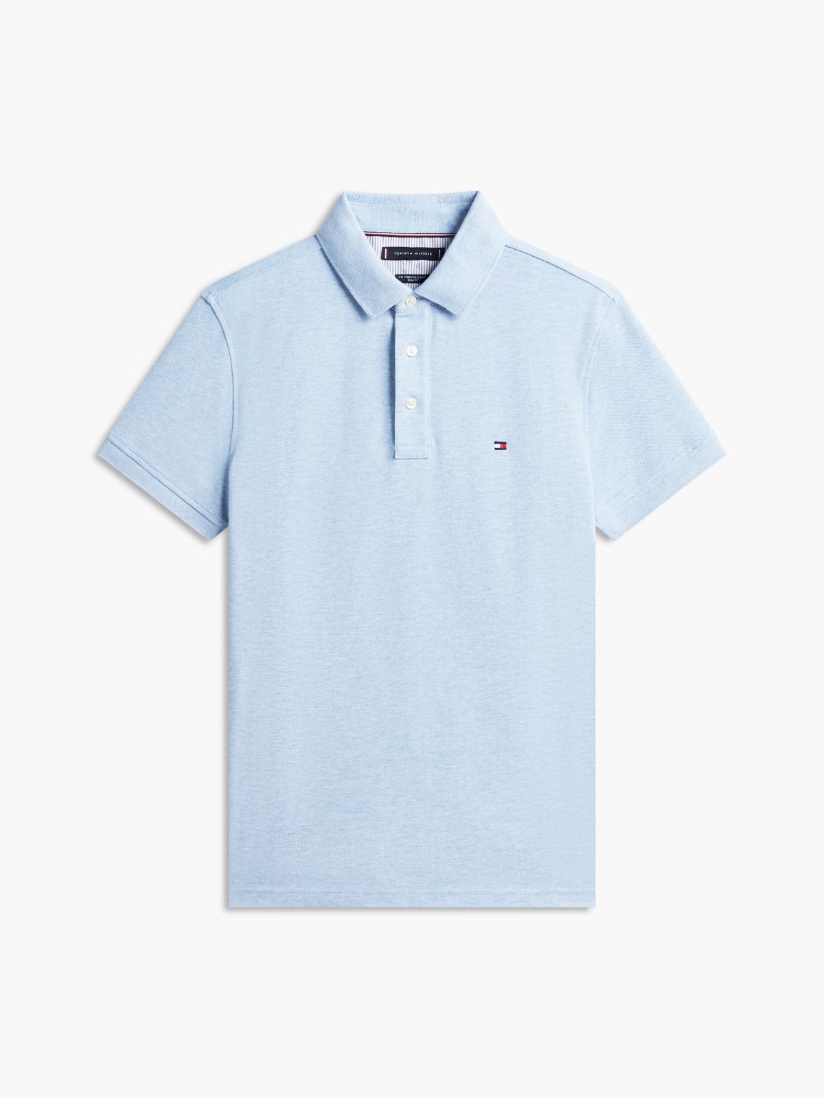 1985 Slim Fit Pique Polo Shirt — Blue