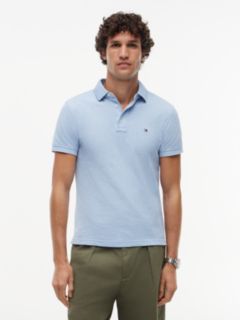 1985 Slim Fit Pique Polo Shirt — Blue 1