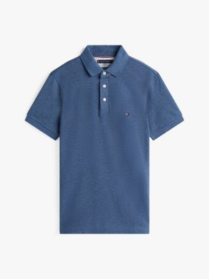blue 1985 slim fit polo shirt for men tommy hilfiger