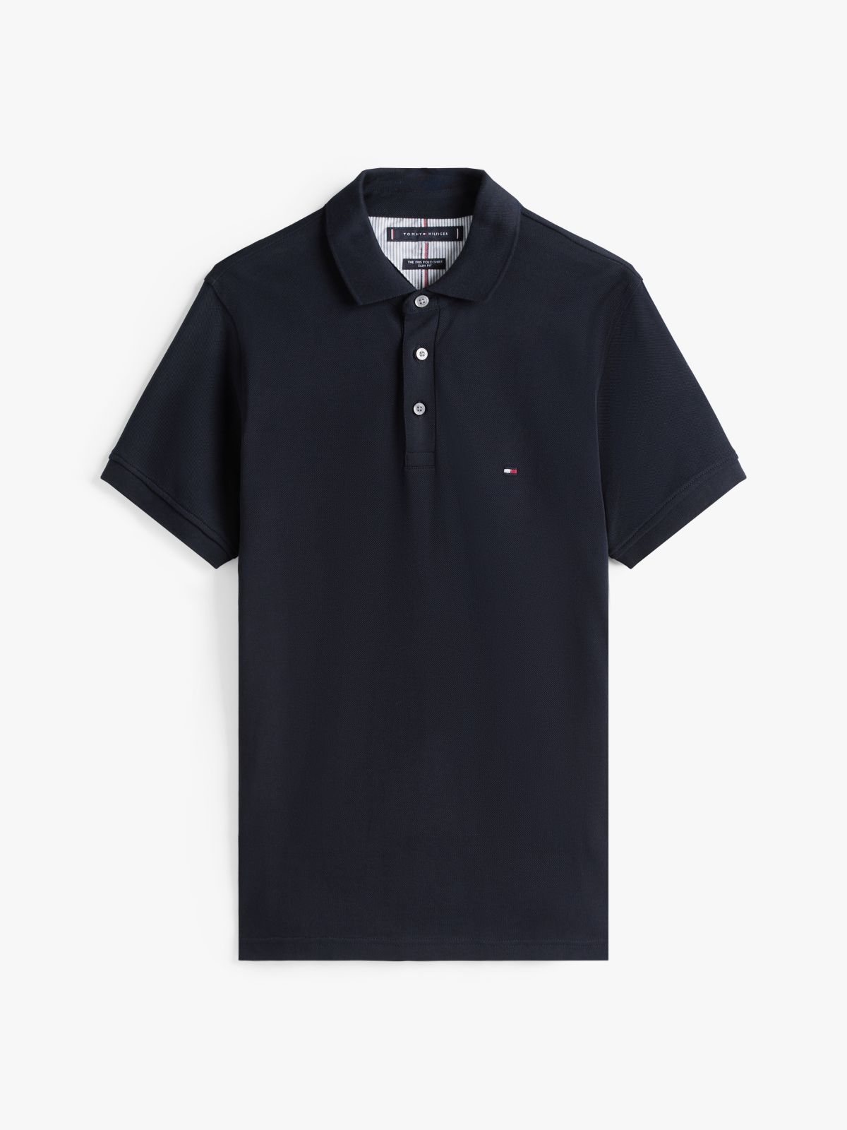 1985 Slim Fit Pique Polo Shirt — Blue