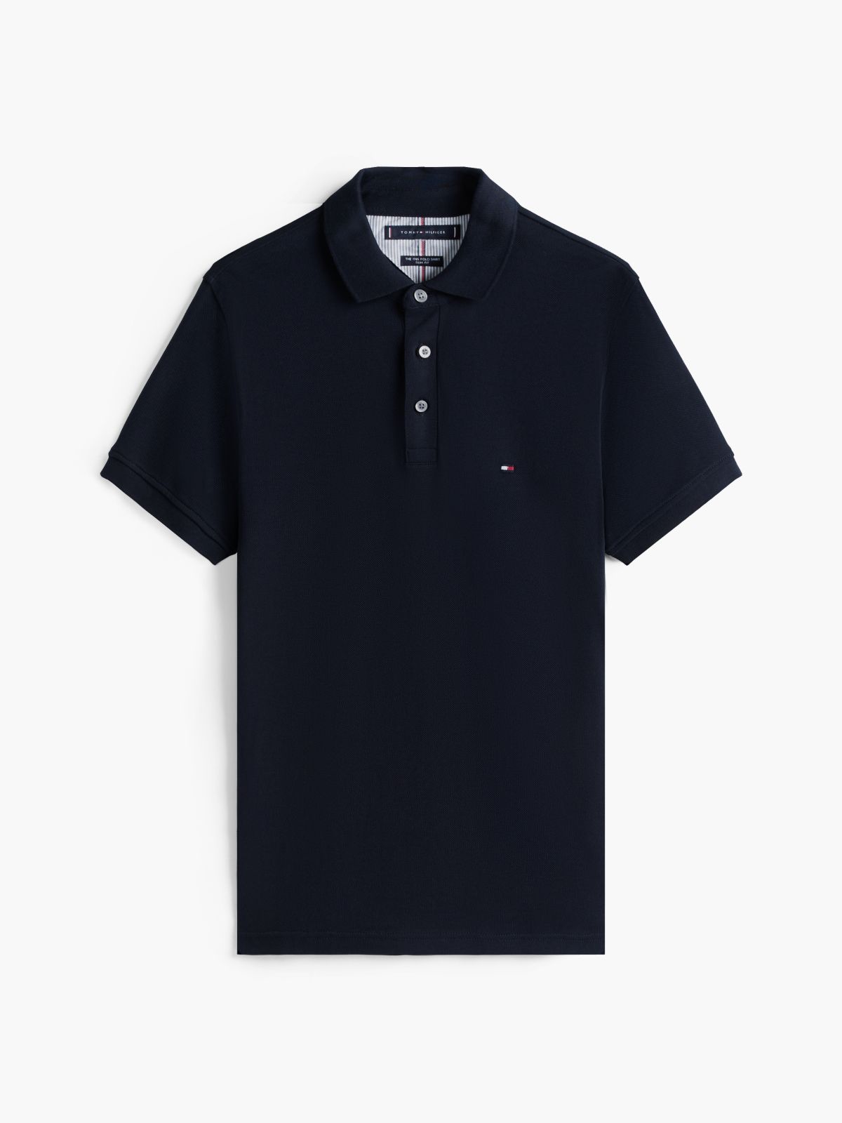 1985 Slim Fit Pique Polo Shirt — Blue