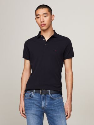 Hilfiger Long | Sleeve Blue Tommy | Slim Collection 1985 Polo