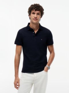 1985 Slim Fit Pique Polo Shirt — Blue 1