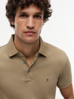 1985 Slim Fit Pique Polo Shirt — Brown 3