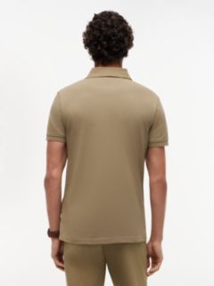 1985 Slim Fit Pique Polo Shirt — Brown 4
