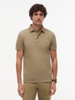 1985 Slim Fit Pique Polo Shirt — Brown 1