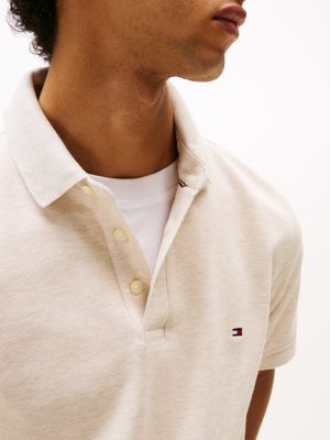 grün 1985 collection slim fit poloshirt für herren - tommy hilfiger