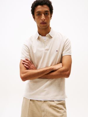 green slim fit polo uit de 1985 collection voor heren - tommy hilfiger