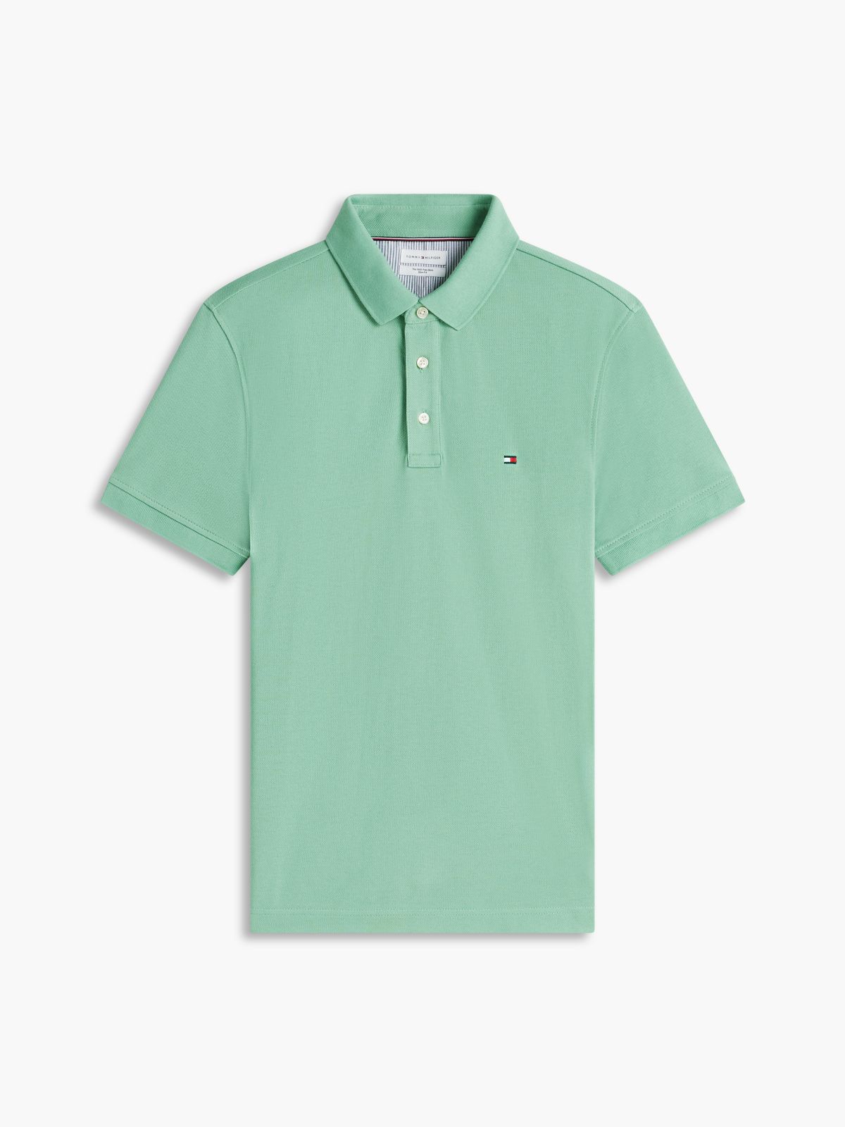1985 Slim Fit Pique Polo Shirt — Green