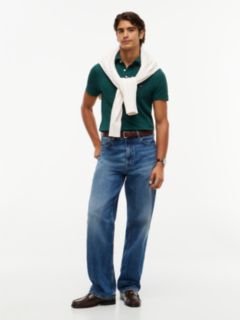 1985 Slim Fit Pique Polo Shirt — Green 2