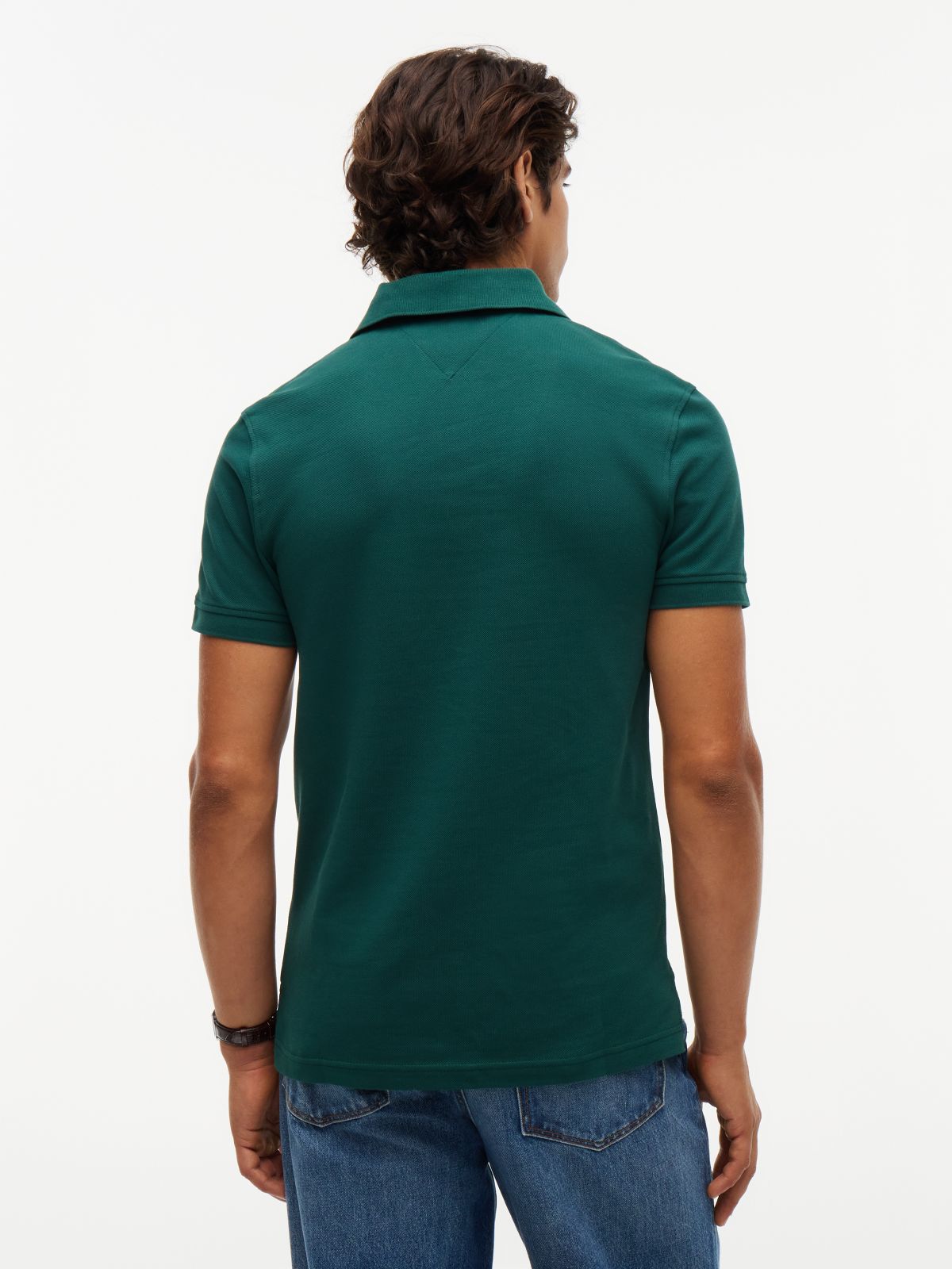 1985 Slim Fit Pique Polo Shirt — Green