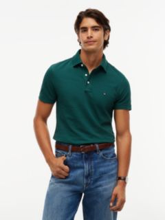 1985 Slim Fit Pique Polo Shirt — Green 1