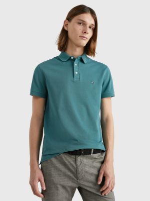 1985 Collection Slim Poloshirt GRÜN Tommy