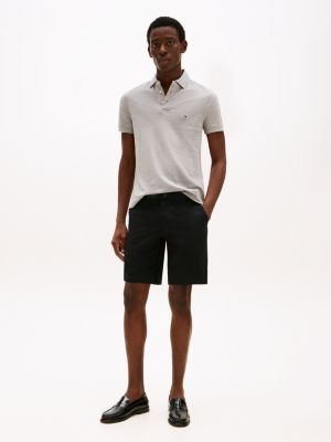 grey 1985 slim fit polo shirt for men tommy hilfiger
