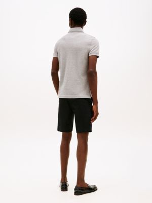 grey 1985 slim fit polo shirt for men tommy hilfiger