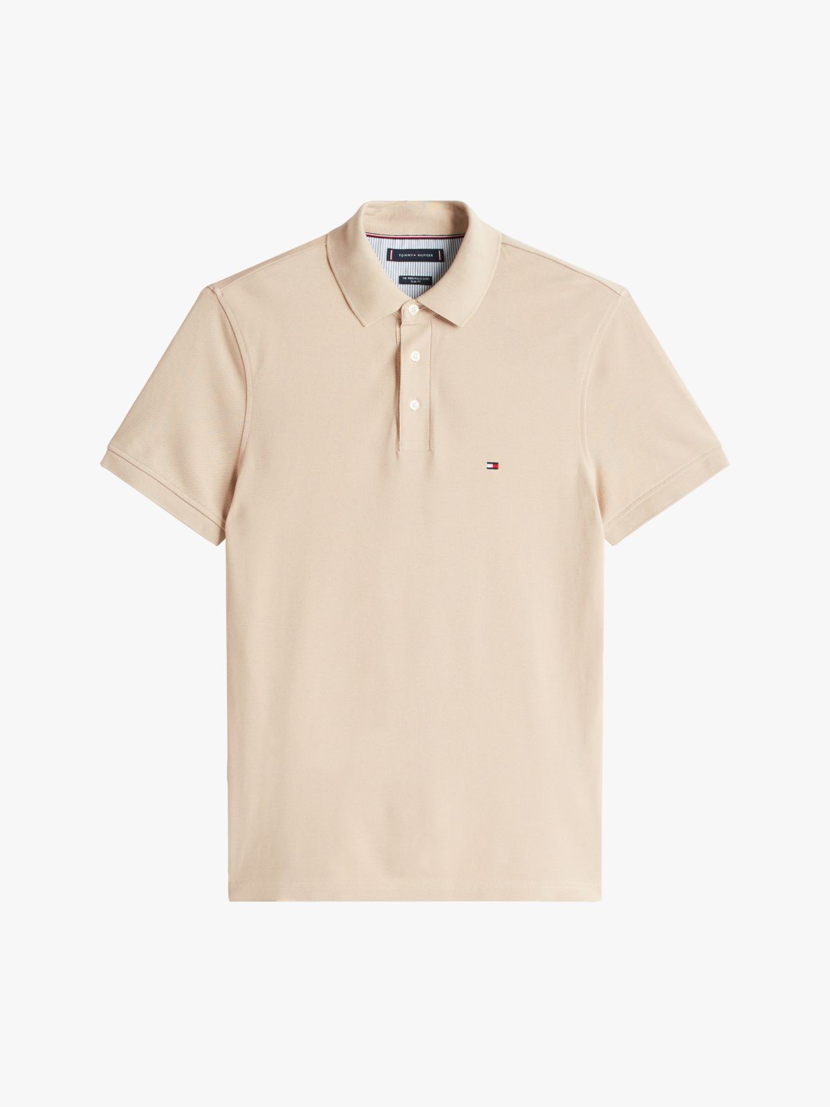 1985 Slim Fit Pique Polo Shirt — Khaki