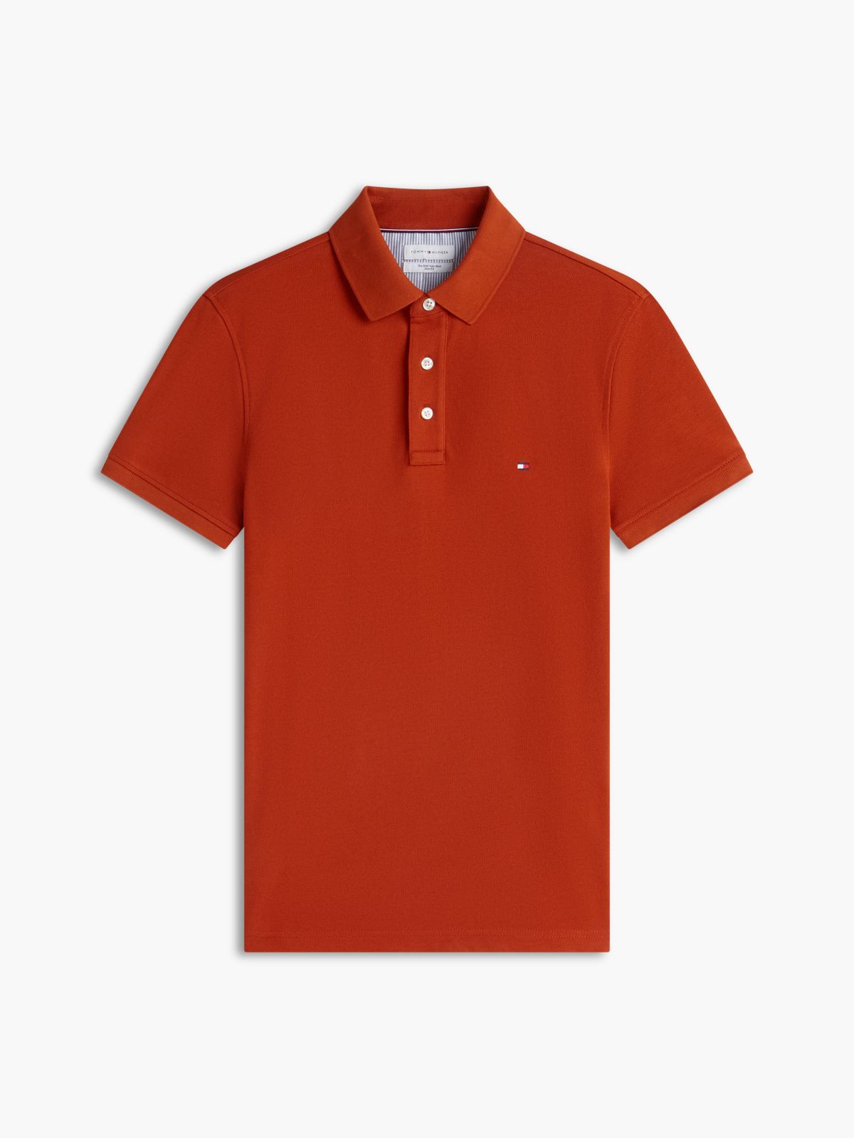 1985 Slim Fit Pique Polo Shirt — Orange