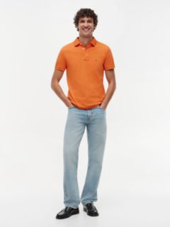 1985 Slim Fit Pique Polo Shirt — Orange 2