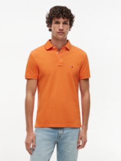 1985 Slim Fit Pique Polo Shirt — Orange 1