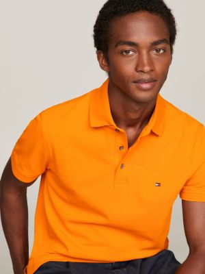 Vintage Tommy Hilfiger Polo Shirt Mens Large Orange Casual – Proper Vintage