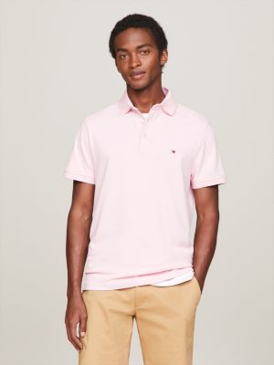 1985 Collection Flag Embroidery Regular Polo | Pink | Tommy Hilfiger