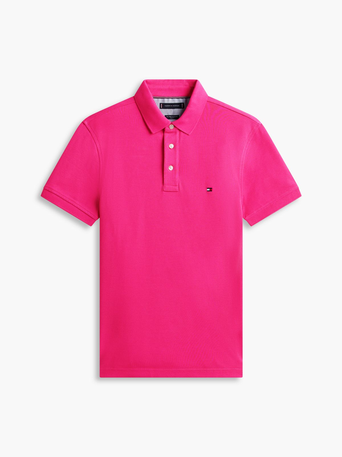 1985 Slim Fit Pique Polo Shirt — Pink
