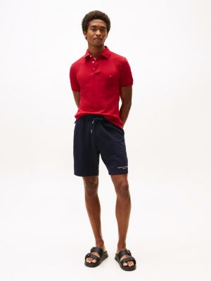 red 1985 collection slim fit polo shirt for men tommy hilfiger