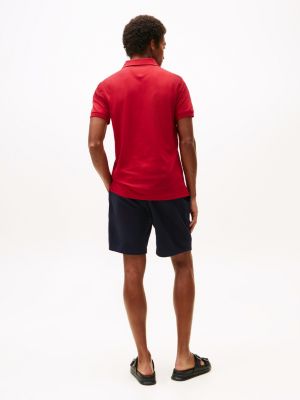 red 1985 slim fit polo shirt for men tommy hilfiger