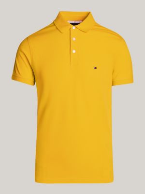 polo 1985 collection slim fit giallo da uomini tommy hilfiger