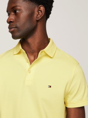 Polo tommy best sale hilfiger jaune