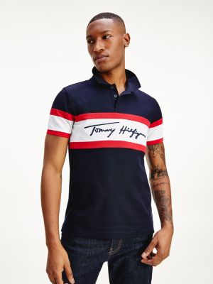 Slim fit polo signature-logo | Tommy